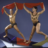 Martha Graham Dance Company, studio portrait of dancers Larry White and Jean-Louis Morin in "Circe", choreography by Martha Graham