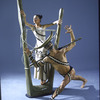 Martha Graham Dance Company, studio portrait of Terese Capucilli and Peter Sparling in "Errand into the Maze", choreography by Martha Graham