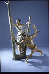 Martha Graham Dance Company, studio portrait of Terese Capucilli and Peter Sparling in "Errand into the Maze", choreography by Martha Graham