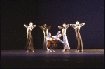 Yuriko Kimura (in red) in a Martha Graham production of "Diversion of Angels" (New York)