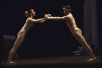 Martha Graham Dance Company, Peggy Lyman and Tim Wengard in "Frescoes", choreography by Martha Graham