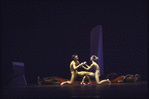 Terese Capucilli (on floor at left), Tim Wengerd, Peggy Lyman, and Jacqulyn Buglisi (on floor at right) in Martha Graham's "Frescoes"