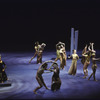 Martha Graham Dance Company, "Clytemnestra" with Yuriko Kimura, Tim Wengard and Elisa Monte center front, choreography by Martha Graham