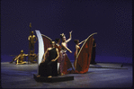 Martha Graham Dance Company, "Clytemnestra" with (L-R) Elisa Monte & Yuriko Kimura, choreography by Martha Graham