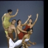 Martha Graham Student Company with (Back 2R-R) Mark Denchy and Susan Kikuchi, in a Martha Graham production of "Diversion of Angels" (New York)