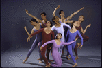 Martha Graham Student Company with Mark Denchy third row at right (New York)