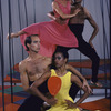 Martha Graham Dance Company, "Embattled Garden" with Terese Capucilli and Steve Rooks at top, Larry White and Thea Nerissa Barnes in front, choreography by Martha Graham