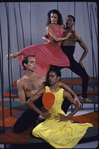 Martha Graham Dance Company, "Embattled Garden" with Terese Capucilli and Steve Rooks at top, Larry White and Thea Nerissa Barnes in front, choreography by Martha Graham