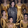 Martha Graham Dance Company; "Acts of Light", dancers pose with Martha Graham, choreography by Martha Graham