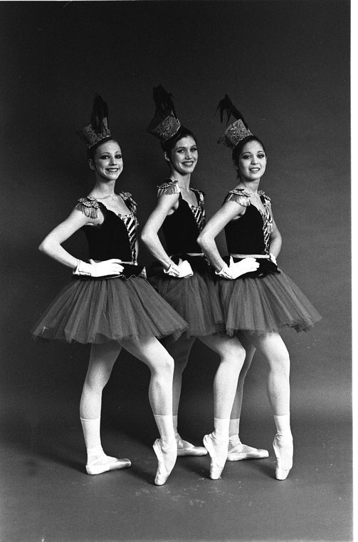 New York City Ballet - three students of Maria Tallchief, (L-R) Diana ...