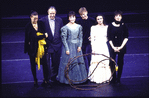 Martha Graham Dance Company, unidentified designers, Claire Bloom, Mikhail Baryshnikov, Terese Capucilli and Liza Minnelli rehearse for opening night at "Panorama"