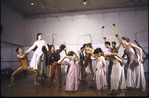 Martha Graham Dance Company, "Eyes of the Goddess", Terese Capucilli in white at left, and Yuriko Kikuchi leading rehearsal, choreography by Martha Graham