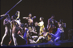 Martha Graham Dance Company, "Eyes of the Goddess", Terese Capucilli seated center, choreography by Martha Graham