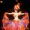 Actress Faith Prince in big production number fromBroadway revival of musical "Guys and Dolls".
