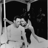 Actors Gregory Hines (as jazzman Jelly Roll Morton) and Tonya Pinkins in a scene from the Broadway musical "Jelly's Last Jam".