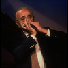 Musician Larry Adler playing the harmonica. (New York)