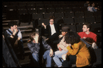 Theater director JoAnne Akalaitis (C) (New York)