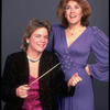 Publicity shot of conductor Marin Alsop (L) and singer/actress Judy Kaye (R) (New York)