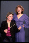 Publicity shot of conductor Marin Alsop (L) and singer/actress Judy Kaye (R) (New York)