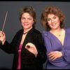 Publicity shot of conductor Marin Alsop (L) and singer/actress Judy Kaye (R) (New York)