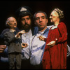 Puppeteer Eric Bass (R) and the Sandglass Theater company in a scene from theater piece "Invitations to Heaven" at the Brooklyn Academy of Music (Brooklyn)