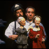 Puppeteer Eric Bass (R) and the Sandglass Theater company in a scene from theater piece "Invitations to Heaven" at the Brooklyn Academy of Music (Brooklyn)