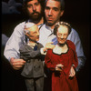 Puppeteer Eric Bass (R) and the Sandglass Theater company in a scene from theater piece "Invitations to Heaven" at the Brooklyn Academy of Music (Brooklyn)