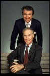 Publicity shot of Broadway producers (Top-Bottom) Nick Vanoff & Roger Berlind (New York)