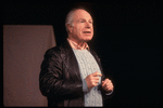Director Peter Brook speaking to audience before his production of "The Cherry Orchard" at the Brooklyn Academy of Music (Brooklyn)