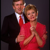 Publicity photos of actors Len Cariou & Jo Sullivan while making cabaret appearance (New York)