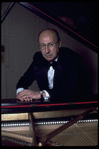 Publicity photo of lyricist Sammy Cahn while performing in the Broadway revue of his work "Words and Music" (New York)