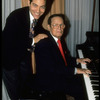 (L-R) Singer Michael Feinstein and composer Jule Styne (New York)