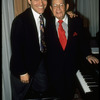 (L-R) Singer Michael Feinstein and composer Jule Styne (New York)