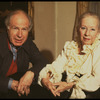 Choreographer Agnes de Mille and director Peter Brook, after receiving the Commonwealth Award (New York)