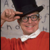 Publicity shot of actor Bill Irwin while appearing in Broadway play "The Accidental Death of an Anarchist " (New York)