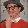 Publicity shot of actor Bill Irwin while appearing in Broadway play "The Accidental Death of an Anarchist " (New York)