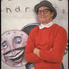 Publicity shot of actor Bill Irwin while appearing in Broadway play "The Accidental Death of an Anarchist " (New York)