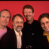 Publicity photo of the Jay Leonhart Quartet; (L-R) musicians Jay Leonhart, Terry Clarke, Jim Pugh and David Samuels (New York)