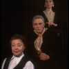 (R-L) Producer Lucille Lortel with actresses Jan Miner as Gertrude Stein and Marian Seldes as Alice B. Toklas (New York)