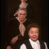 (T-B) Actresses Marian Seldes as Alice B. Toklas and Jan Miner as Gertrude Stein with producer Lucille Lortel (New York)