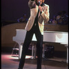 Singer Barry Manilow performing in concert (New York)