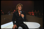 Singer Barry Manilow performing in concert (New York)