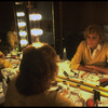 Singer Barry Manilow in dressing room before concert (New York)