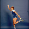 Publicity photo of actress Andrea McArdle on rollerskates (New York)