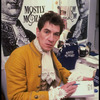 Publicity photo of actor Ian McKellan dressed as Mozart to promote "Mostly Mozart" Festival (New York)
