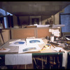 Broadway set designer Jo Mielziner's studio just after his death (New York)