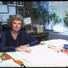 Theater producer Nell Nugent in her office (New York)
