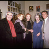 (L-R) Irish actors Milo O'Shea, Tammy Grimes, Myrna Loy, playwright's widow Mrs. Sean O'Casey and producer Joseph Papp (New York)