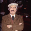 Actor Milo O'Shea outside Irish Pub (New York)