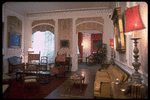 Living room in opera singer Anna Moffo's eastside brownstone (New York)
